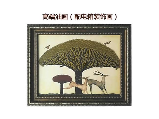 高端油画仿油画 配电箱装饰画